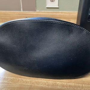 Michael Kors Black Tote with beige leather Straps